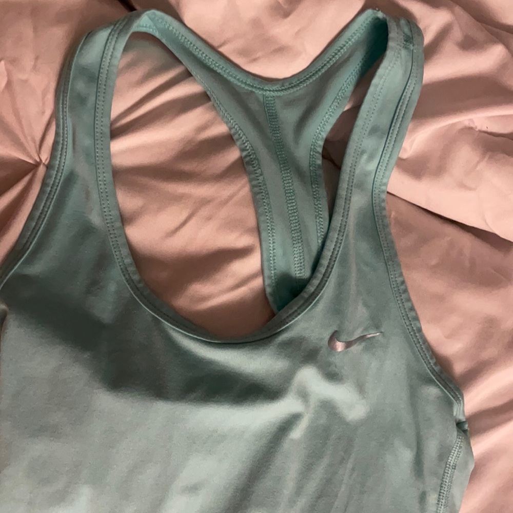 Turquoise Nike Tank Top